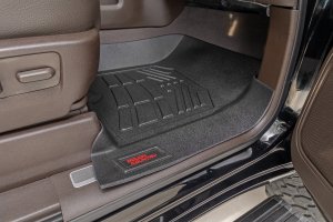 Chevrolet Silverado 1500 Floor Mats - Front - Rough Country - Sure-Fit - '19-'24